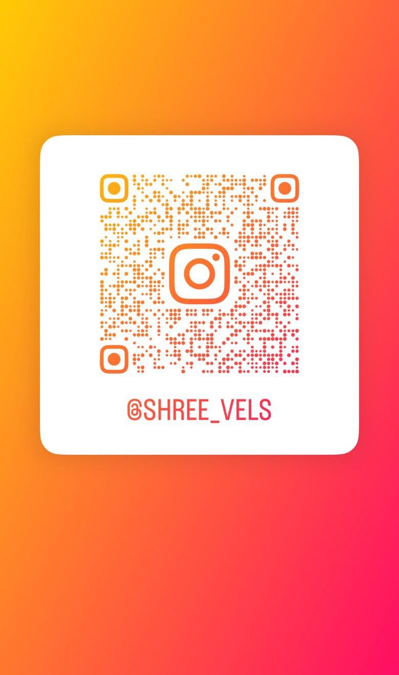 Shree Vel's Clinic Instagram QR Code